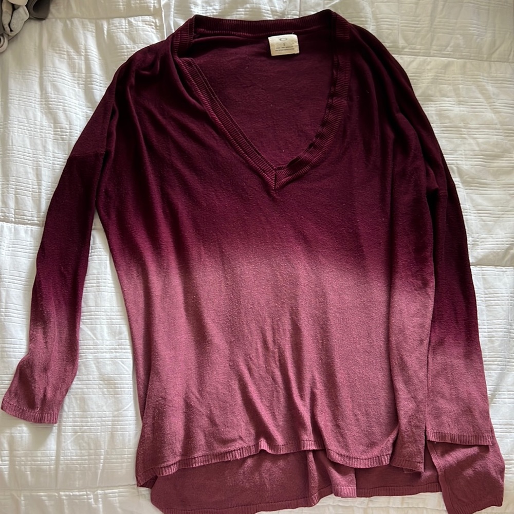 Pins and needles v neck sweater